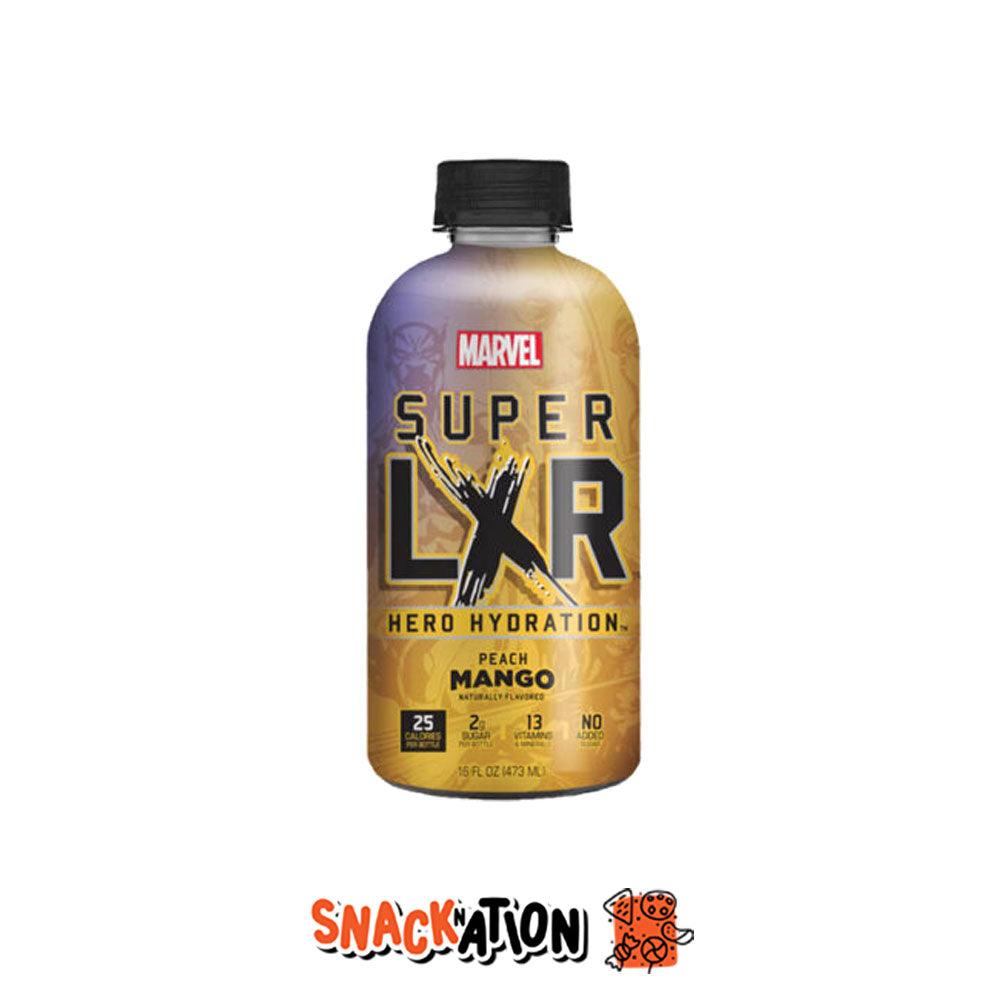 ARIZONA X MARVEL Super LXR Hero Hydration Peach Mango – Bevanda Idratante al gusto di Pesca e Mango 473 ml - Snackation