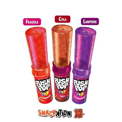 BAZOOKA Push Pop - Lecca lecca 15 gr - Snackation