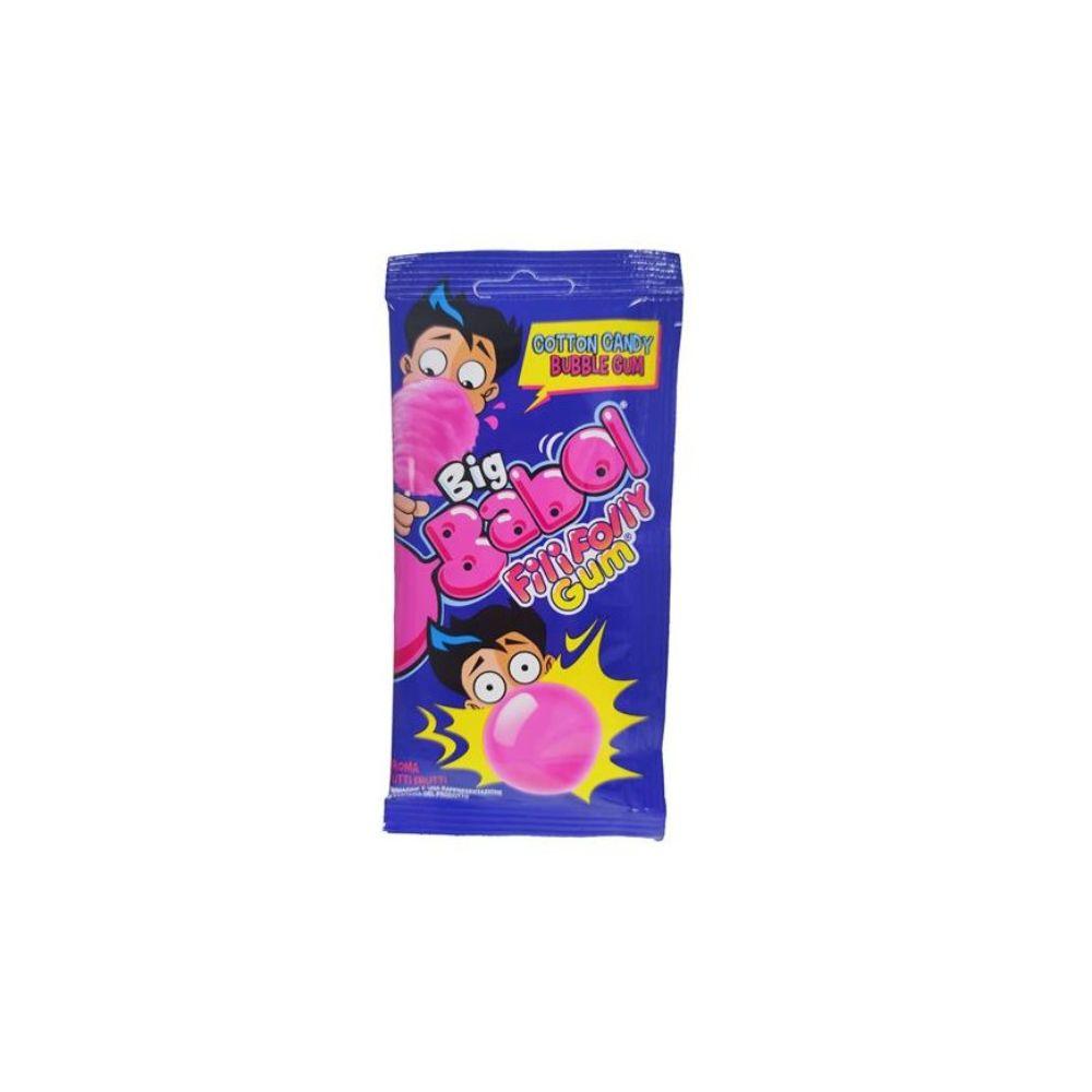 BIG BABOL Filifolly Gum Cotton Candy - Zucchero filato che si trasforma in bubblegum al gusto Tutti Frutti 11 gr - Snackation