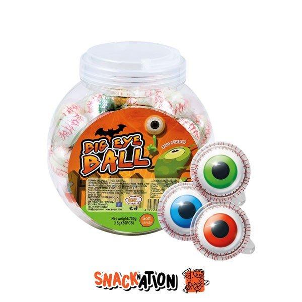 Big Eye Ball - Caramella morbida ripiena a forma di occhio 15 gr - Snackation
