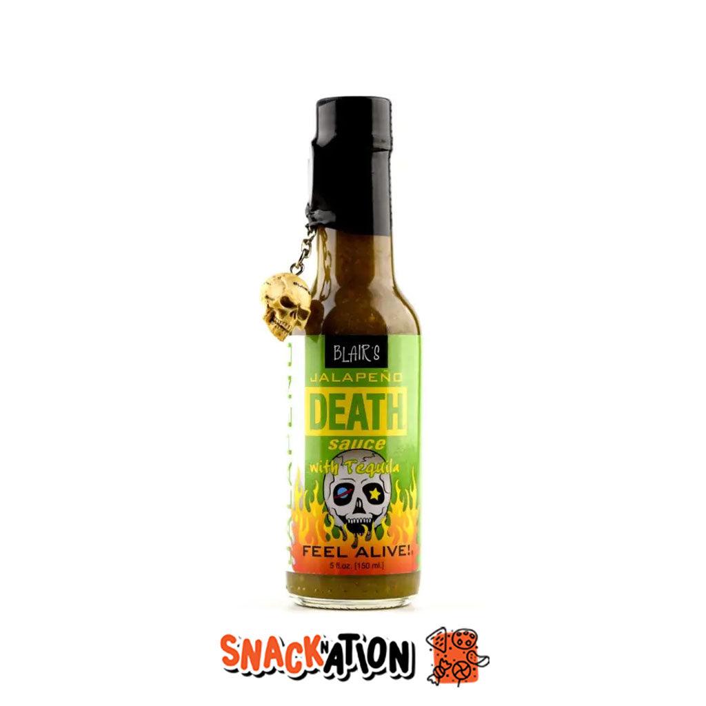 BLAIR'S Jalapeno Death Sauce with Tequila - Salsa picccante al peperoncino jalapeno e Tequila 150 ml - Snackation