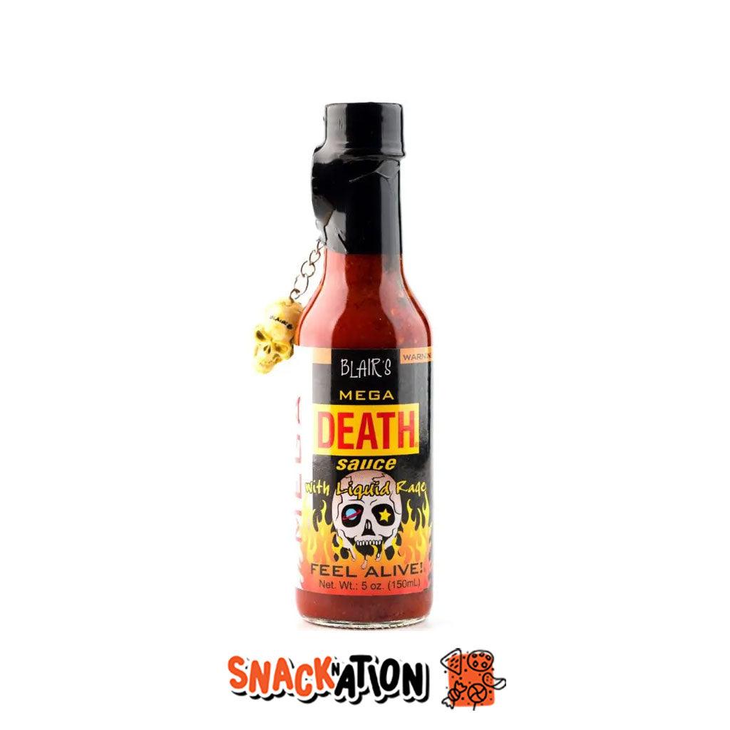 BLAIR'S Mega Death Sauce with Liquid Rage - Salsa molto piccante 150ml - Snackation