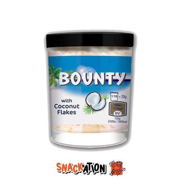 BOUNTY Choc Spread With Coconut Flakes - Crema Spalmabile con scaglie di cocco 200 gr - Snackation