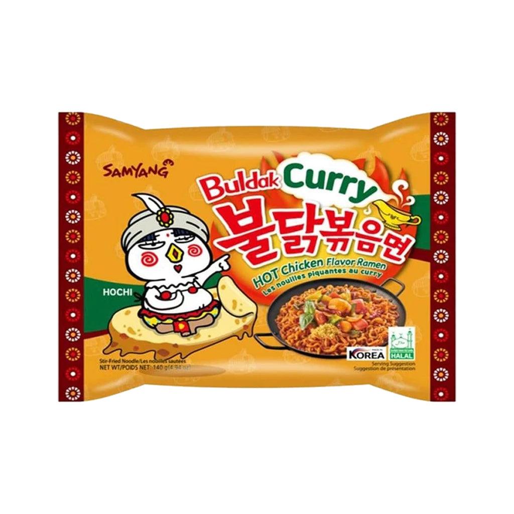 BULDAK Ramen Hot Chicken Curry – Ramen istantaneo al gusto di pollo piccante e Curry 140 gr - Snackation