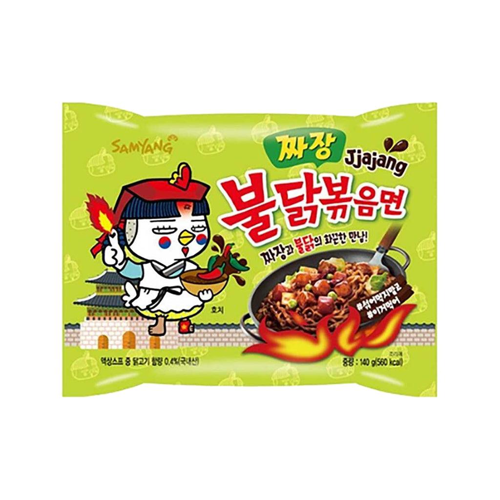 BULDAK Ramen Hot Chicken Jjajang – Ramen istantaneo al gusto di pollo piccante e salsa Jjajang di fagioli neri 140 gr - Snackation