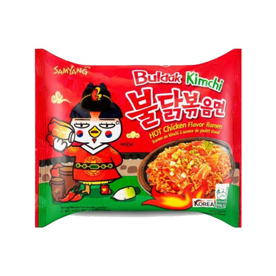 BULDAK Ramen Hot Chicken Kimchi – Ramen istantaneo al gusto di pollo piccante e Kimchi 135 gr - Snackation