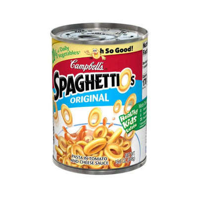 CAMPBELL'S Spaghiettos Original - Pasta precotta con salsa al pomodoro e formaggio 448 gr - Snackation