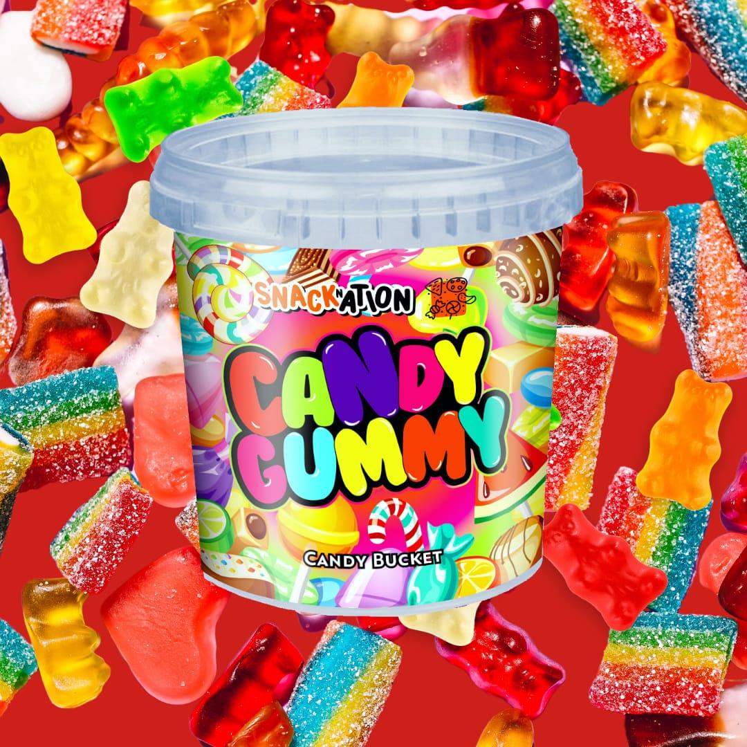 CANDY BUCKET - Secchiello di Caramelle Gommose da comporre con i gusti che preferisci - Snackation