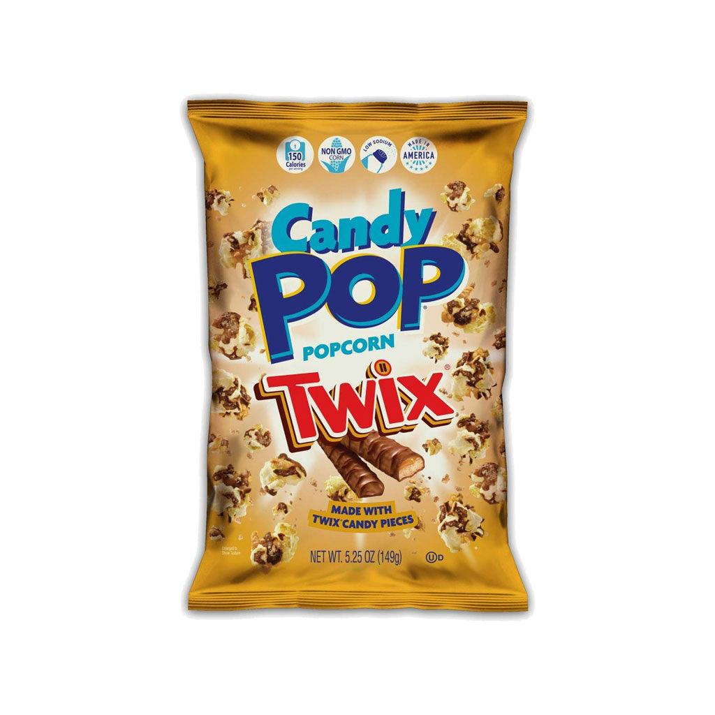 CANDY POP Twix Popcorn - Popcorn dolce con pezzetti di Twix 149 gr - Snackation