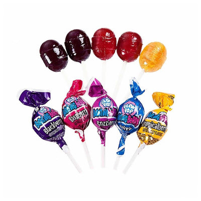 CHARMS BLOW POP Bursting Berry - Lecca lecca gusto assortito ai frutti di bosco con bubblegum 18 gr - Snackation