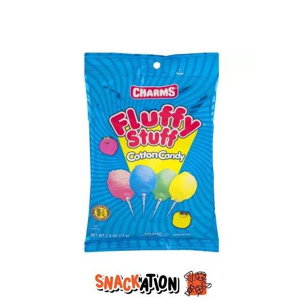 CHARMS Fluffy Stuff Cotton Candy - Zucchero Filato 71 gr - Snackation