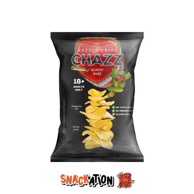 CHAZZ Potato Chips Bloody Mary - Patatina al gusto Bloody Mary 90 gr - Snackation