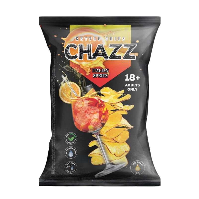 CHAZZ Potato Chips Italian Spritz Flavour – Patatina al gusto di Spritz 90g - Snackation