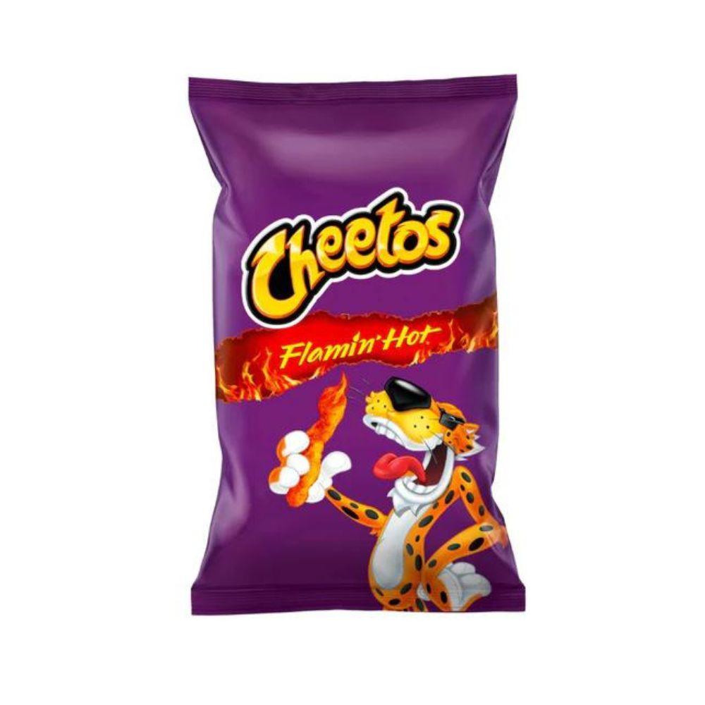 CHEETOS Flamin' Hot - Bastoncini di Mais al Formaggio Piccante 80 g - Snackation