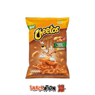 CHEETOS Peanut - Patatine soffiate al gusto di arachidi Formato Grande 85 gr - Snackation