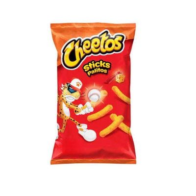 CHEETOS Sticks Palitos - Bastoncini di Mais al gusto di Ketchup e Formaggio 96 gr - Snackation