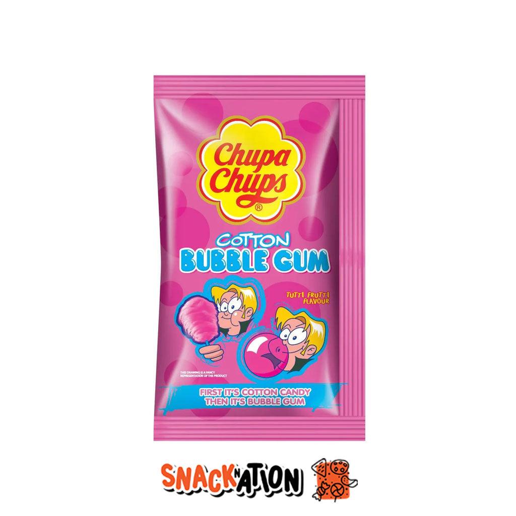 CHUPA CHUPS Cottona Candy Gum - Zucchero filato che si trasforma in Bubble Gum 11 gr - Snackation