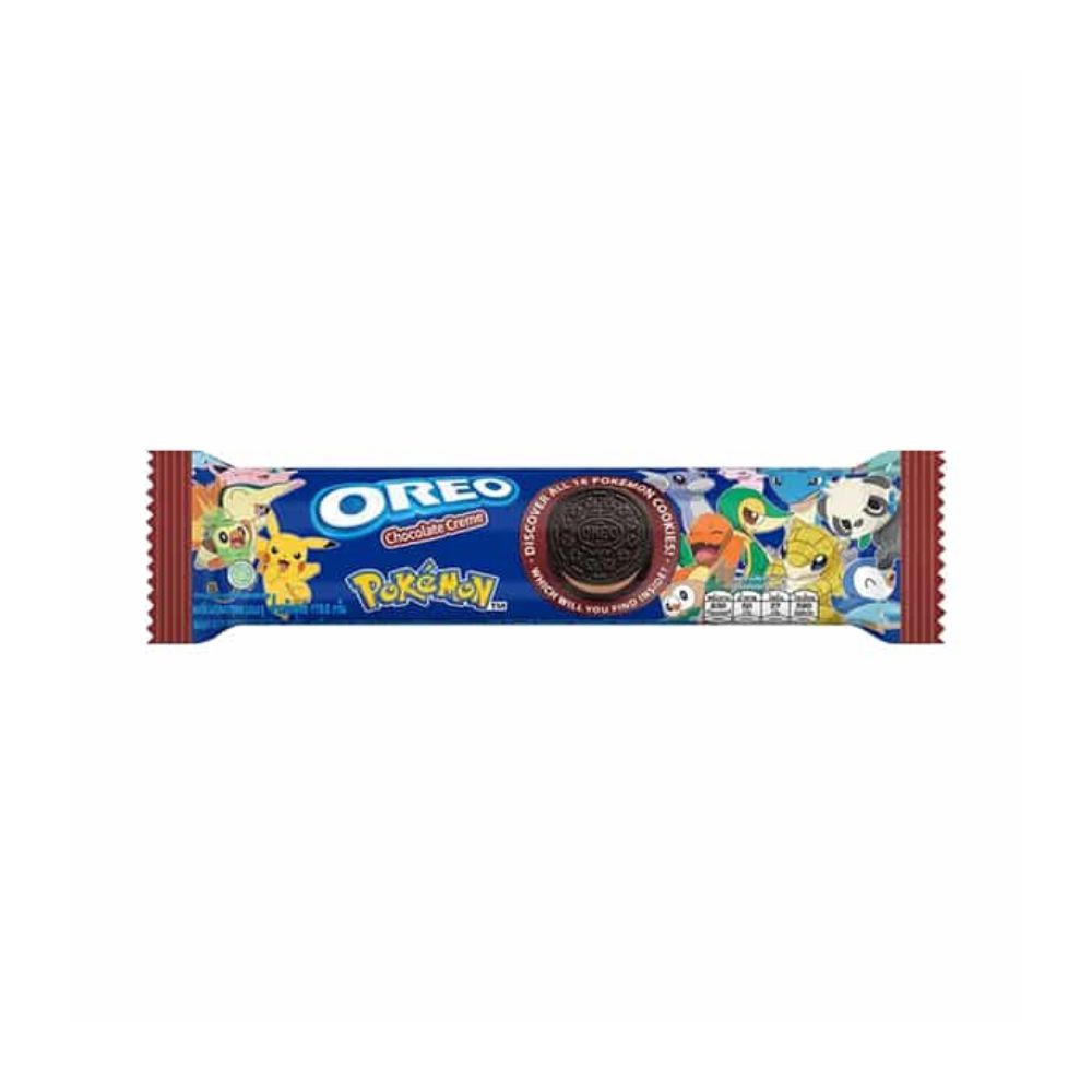 OREO Pokemon (Special Edition) Cioccolata  – Cioccolata e crema alla vaniglia 120 g