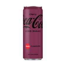 COCA COLA Cherry Zero - Coca cola al gusto ciliegia senza zucchero 250 ml - Snackation