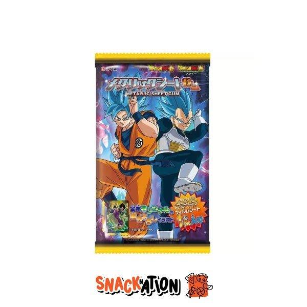 CORIS DRAGONBALL METALLIC SHEET GUM - Bubble Gum e figurina metallica 3,5 gr - Snackation