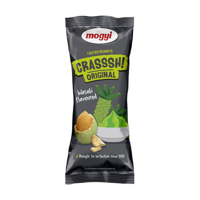 Crasssh! Original Wasabi - Arachidi con copertura croccante al gusto wasabi 60 gr - Snackation