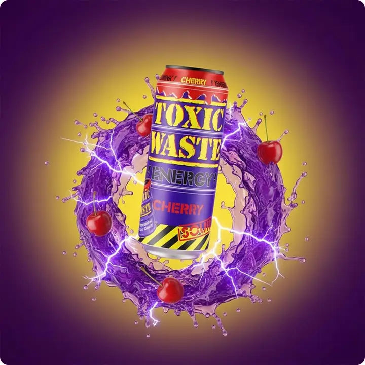 Toxic Waste Energy Drink Sour Cherry 500ml