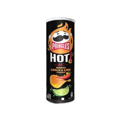 PRINGLES- Hot Mexican Chilli & Lime - Patatina piccante al gusto di chili & lime 160g