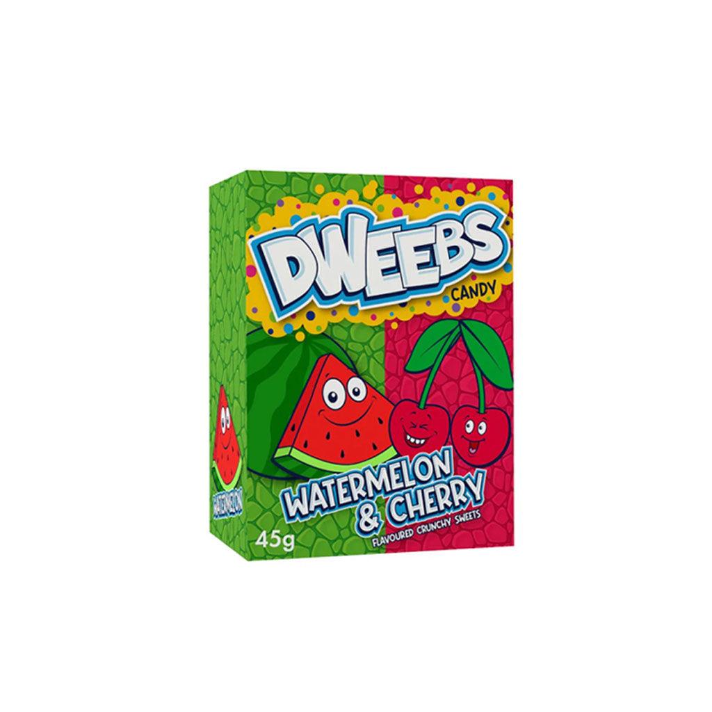 DWEEBS Watermelon & Cherry - Caramelle al gusto di Anguria e Ciliegia 45 gr - Snackation