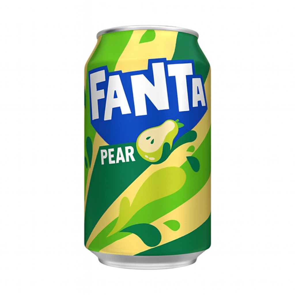 FANTA Pear -  è la bibita frizzante al gusto di pera  330 ml