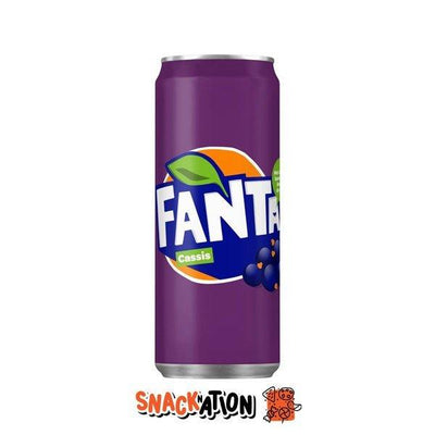 FANTA Cassis - Bevanda gassata al gusto di Ribes Nero 330 ml - Snackation