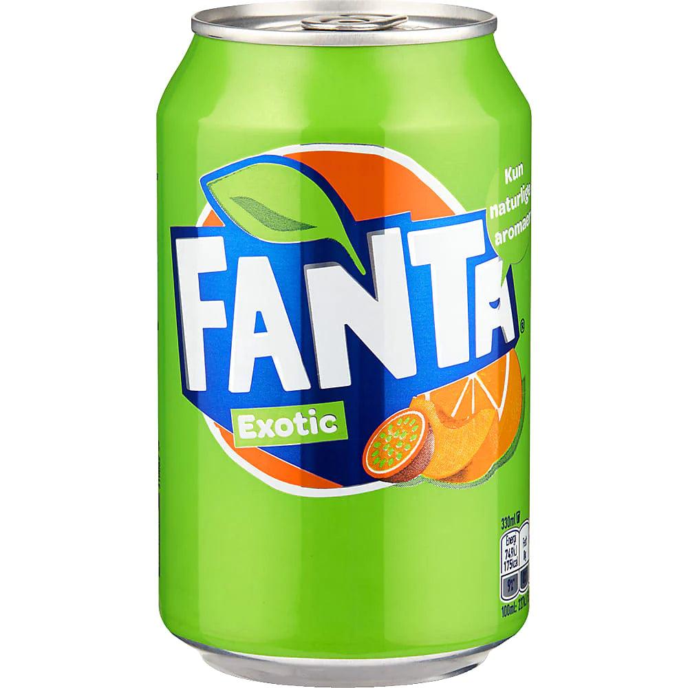 FANTA Exotic - Bevanda gassata al gusto di frutta esotica 330 ml - Snackation