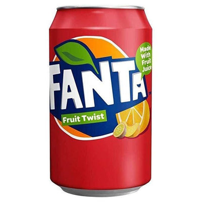 FANTA Exotic Fruit Twist - Bevanda gassata al gusto di arancia, mela, pesca e frutto della passione 330 ml - Snackation