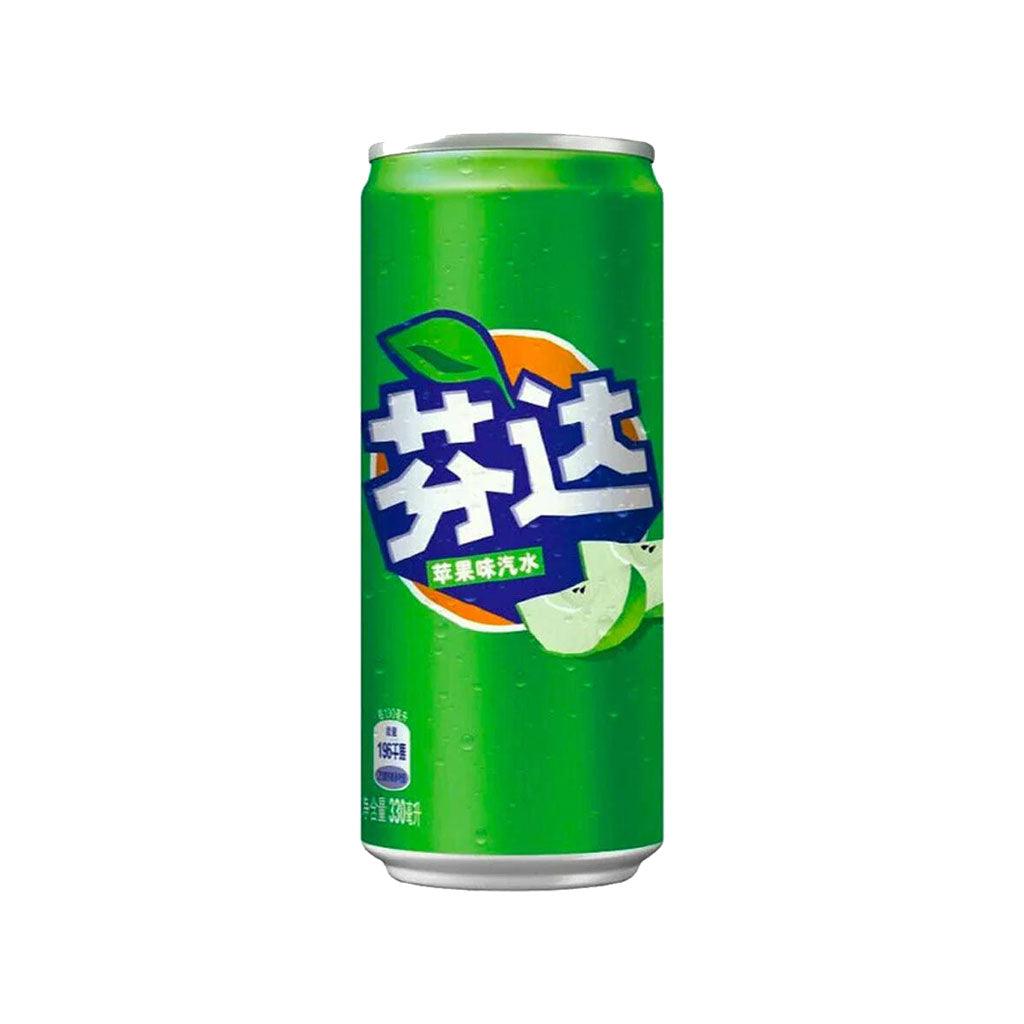 FANTA Green Apple Asian - Bevanda gassata al gusto di mela verde 330 ml - Snackation