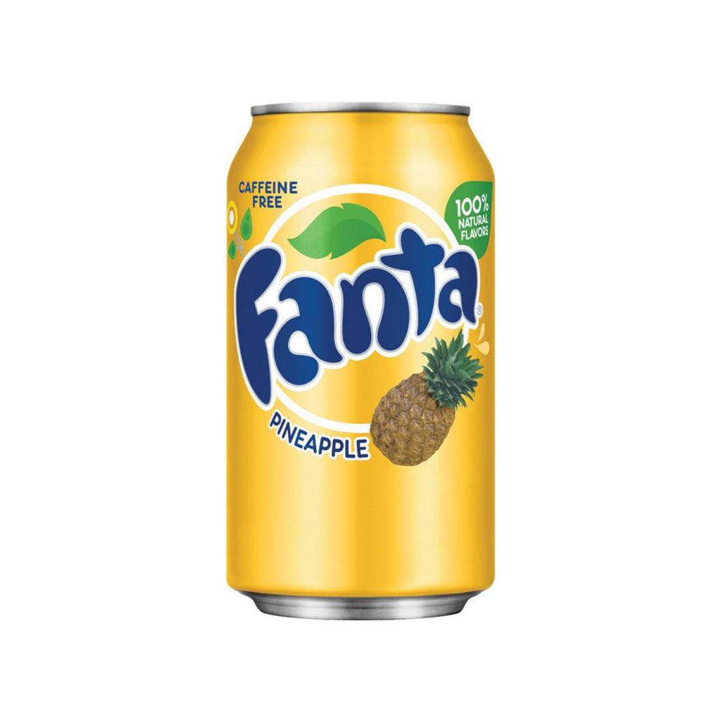 FANTA Pineapple USA - Bevanda gassata al gusto di ananas 355 ml - Snackation