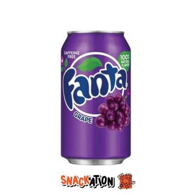 FANTA USA Grape - Bevanda gassata al gusto di Uva 355 ml - Snackation