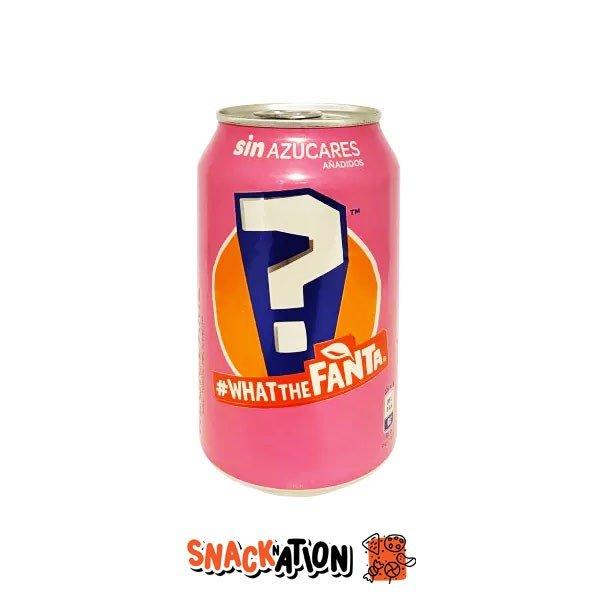 FANTA WTF What The Fanta Red - Bevanda gassata al gusto misterioso senza zucchero 330 ml - Snackation