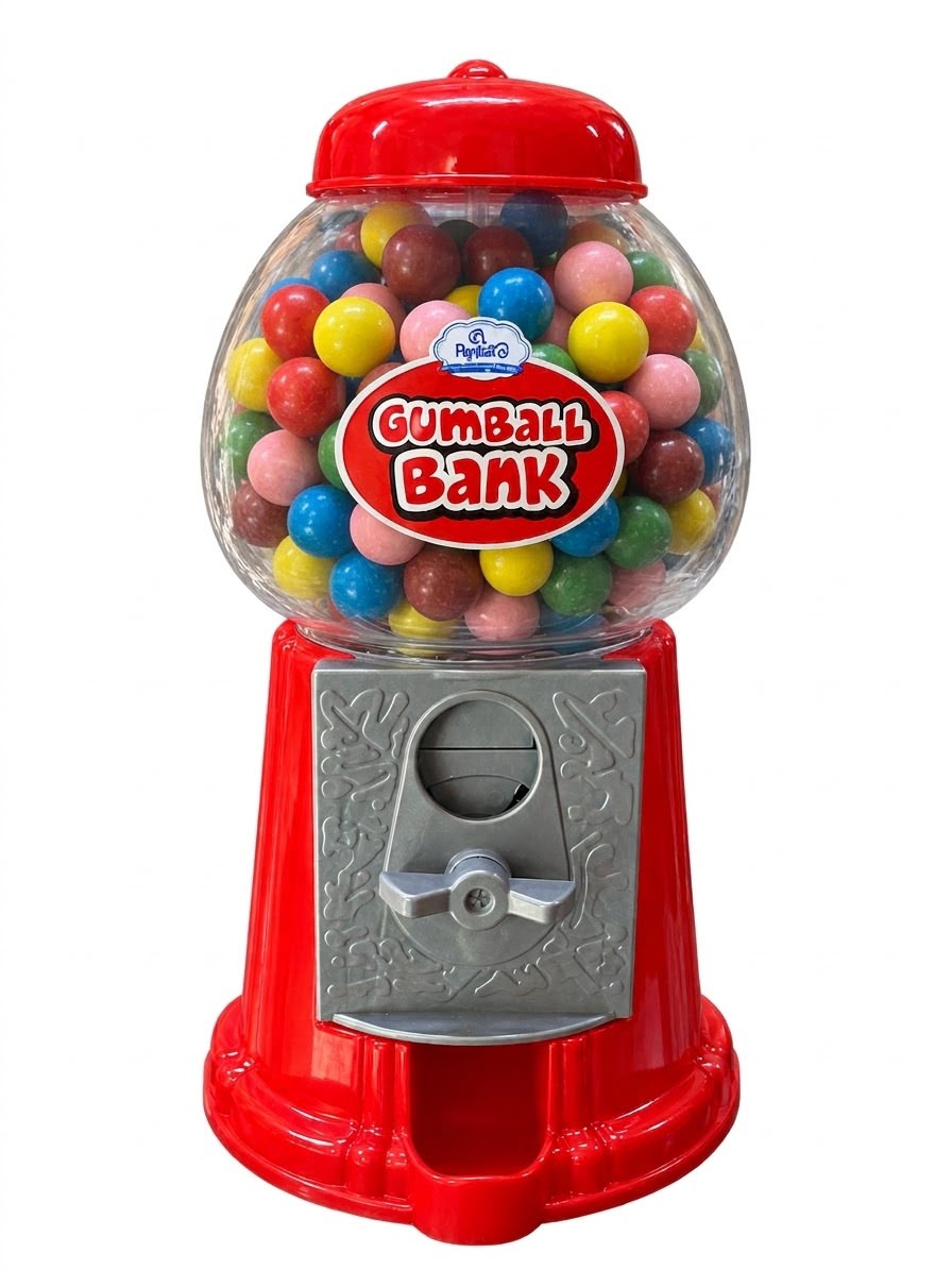 Gumball Bank – Macchinetta Distributrice di Chewing Gum (Edizione Limitata)