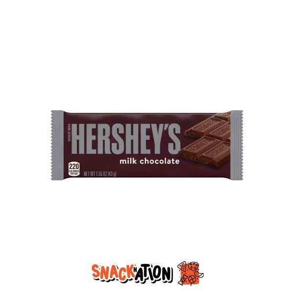 HERSHEY'S Milk Chocolate - Tavoletta di cioccolato al latte 44 gr - Snackation