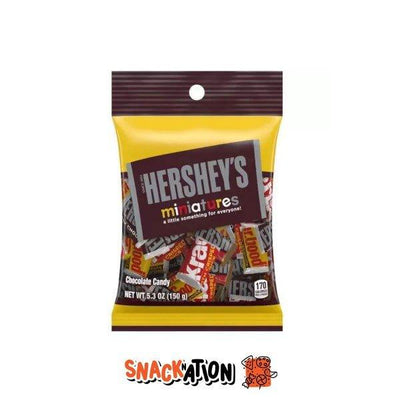 HERSHEY'S Miniatures - Cioccolatini di vari gusti 150 gr - Snackation