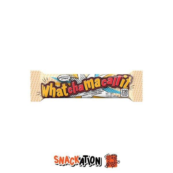 HERSHEY'S Whatchamacallit - Barretta di cioccolato, caramello e arachidi 45 gr - Snackation