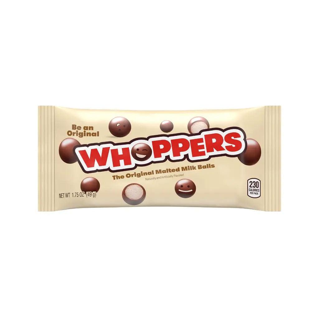 HERSHEY'S Whoppers - Palline croccanti ricoperte da cioccolato al latte 49 gr - Snackation