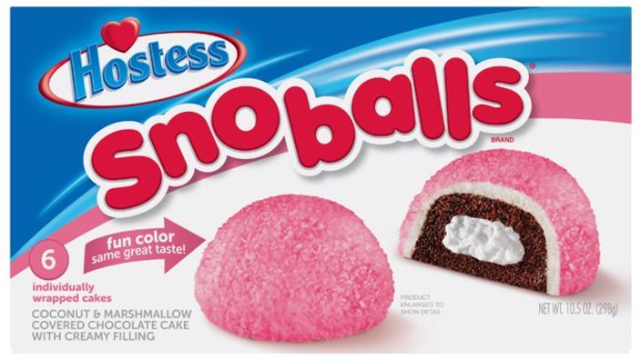 HOSTESS Snoballs 6 pezzi - Tortino al cioccolato ripieno di crema e ricoperto di marshmallow e cocco 298 gr - Snackation