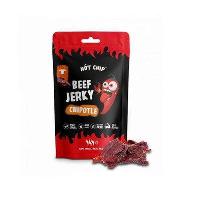 Hot Chip Beef Jerky Chilli & Chipotle - Carne secca chilli & chipotle 25 gr - Snackation