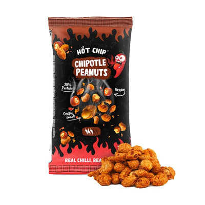 Hot Chip Chipotle Peanuts - Arachidi ricoperti di peperoncino chipotle 70 gr - Snackation