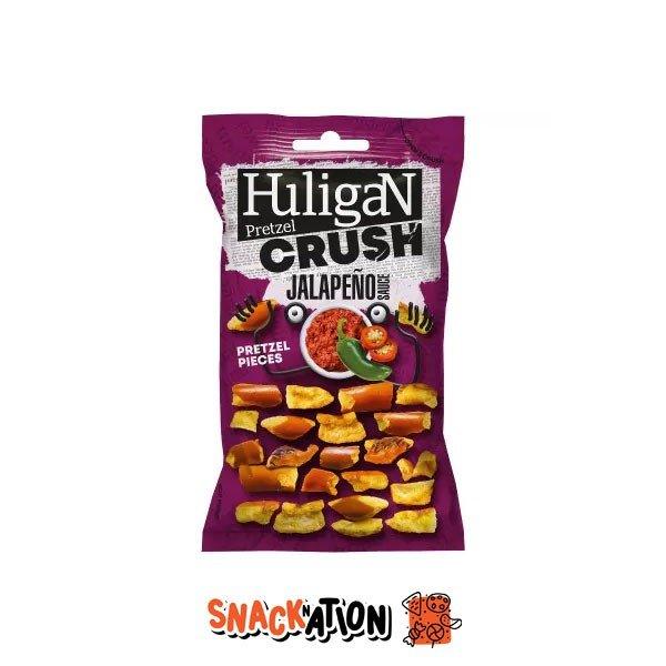 HULIGAN CRUSH Jalapeno - Pretzel al gusto di Jalapeno 65 gr - Snackation