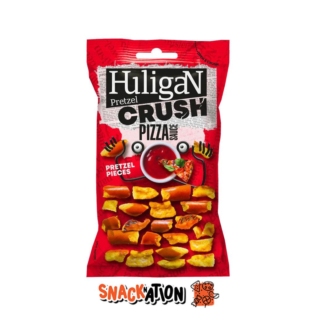 HULIGAN CRUSH Pizza Sauce - Pretzel al gusto di Salsa per la pizza 65 gr - Snackation