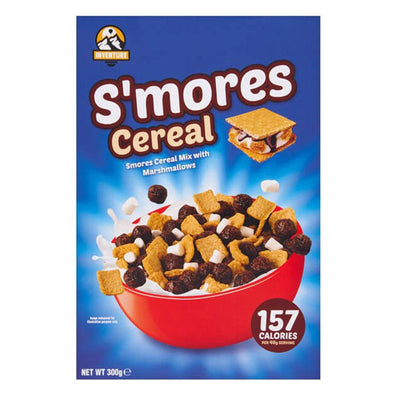 INVENTURE S'mores Cereal - Cereali al gusto di S'mores graham cracker, marshmallow e cioccolato 300g - Snackation