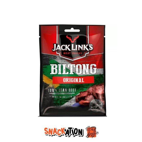 JACK LINK'S Biltong Original - Carne di manzo essiccata Biltong 25 gr - Snackation