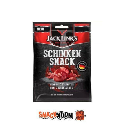 JACK LINK'S Schinken Snacks Jerky - carne di maiale essiccata 25 gr - Snackation