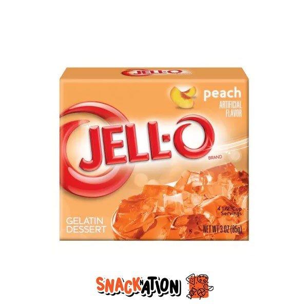 JELL-O PEACH - Preparato per gelatina alla pesca 85 gr - Snackation